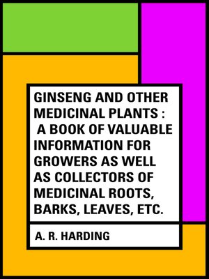cover image of Ginseng and Other Medicinal Plants